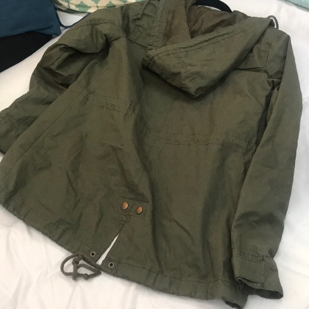 Olive Utility Jacket - Picture 6 of 7